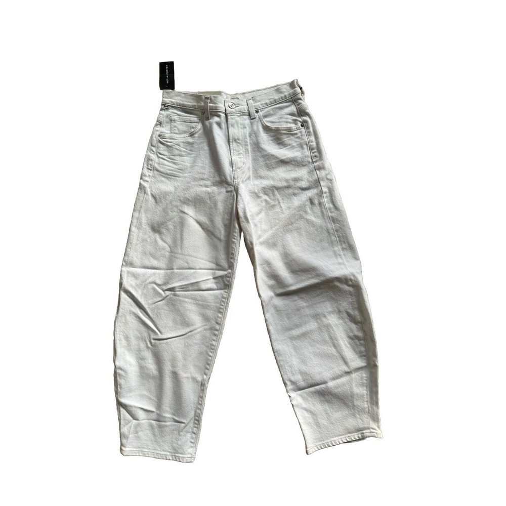 Citizens of Humanity Calista White Curved Taper Jeans Richie Size 27 NWT $228 - Picture 3 of 8